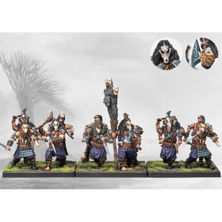 Figurines de Ulfhednar des Nords pour Conquest