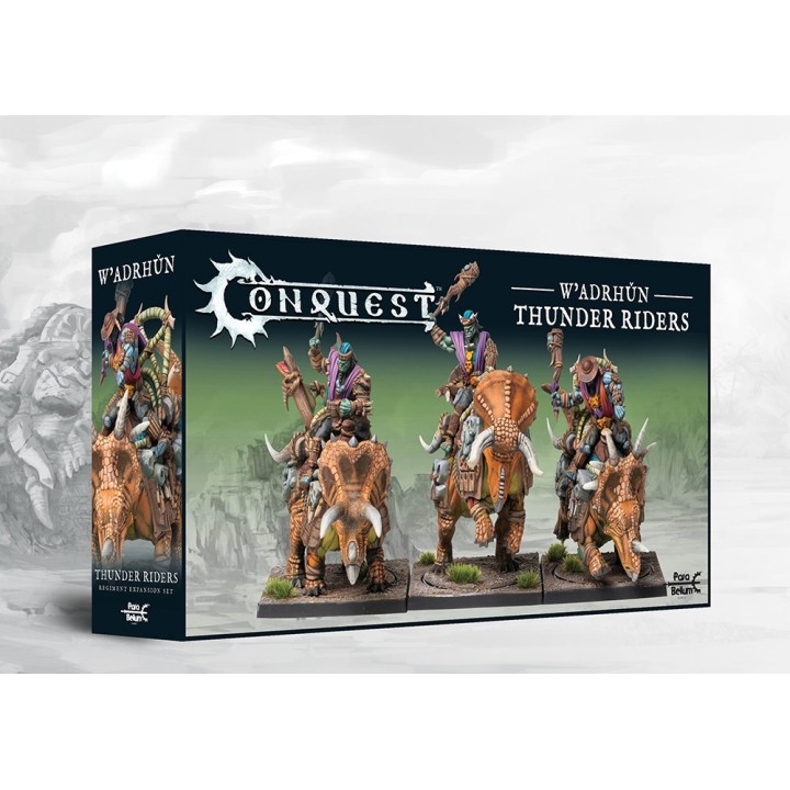 Figurines de Thunder Riders des W'adrhun pour Conquest
