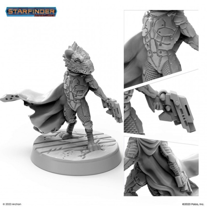 Figurine de Ysoki Bounty Hunter pour Starfinder