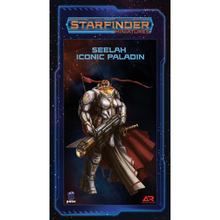 Figurine de Seelah Iconic Paladin pour Starfinder