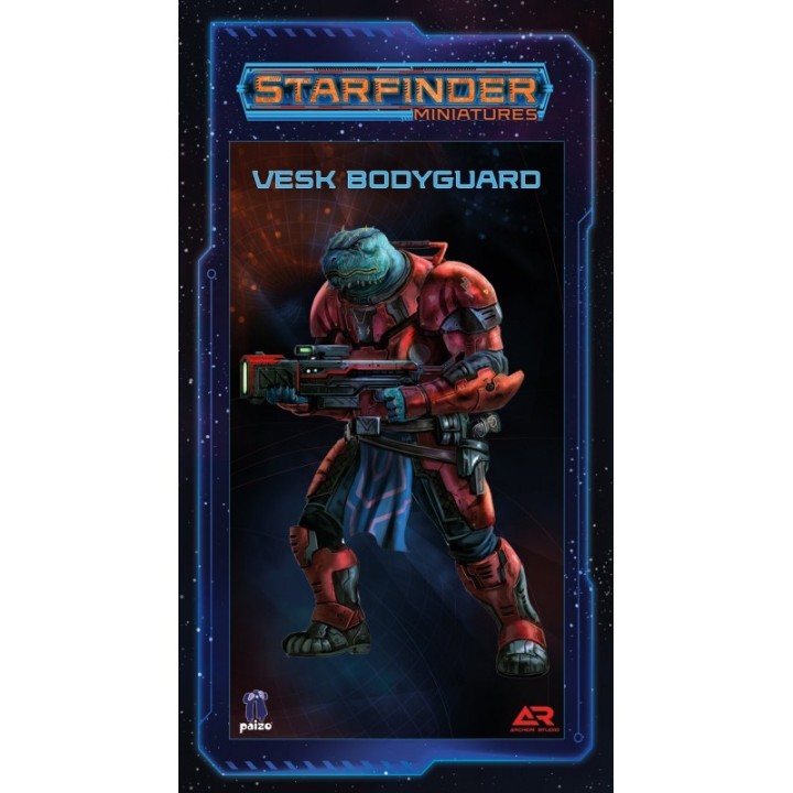 Figurine de Vesk Bodyguard pour Starfinder
