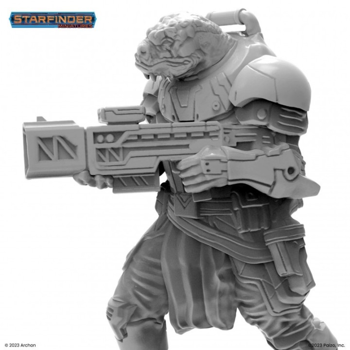 Figurine de Vesk Bodyguard pour Starfinder