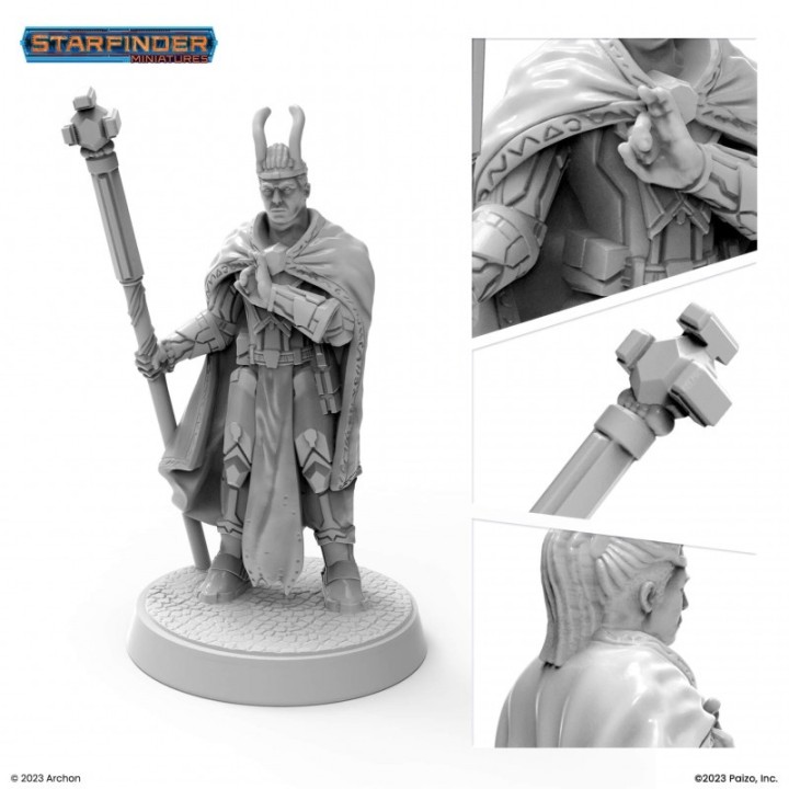 Figurine de Lashunta Priest pour Starfinder