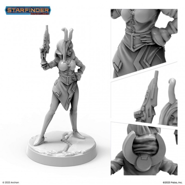Figurine de Lashunta Icon pour Starfinder