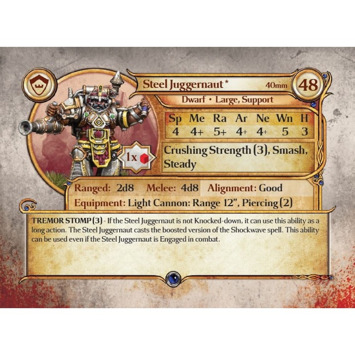 Kings Of War - Nains - Colosse D'Acier