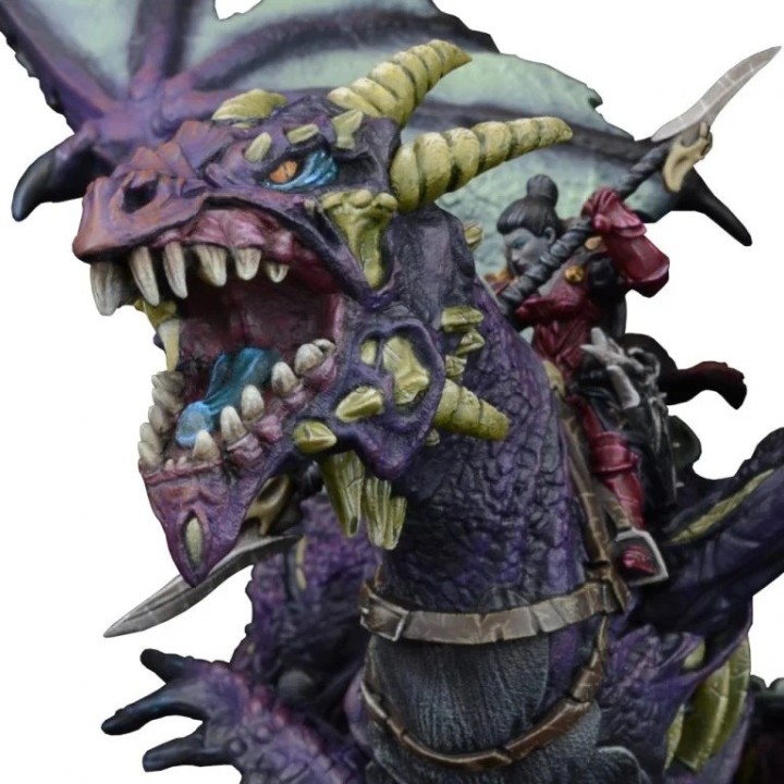 Kings Of War- Seigneur Vampire Sur Dragon Mort-Vivant