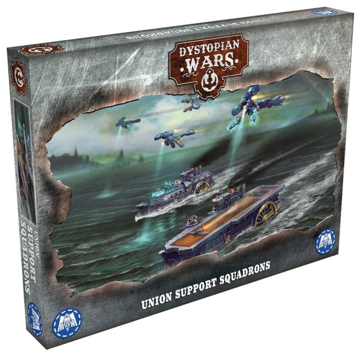 Figurines des Union Support Squadrons pour Dystopian Wars (Warcradle Studios)