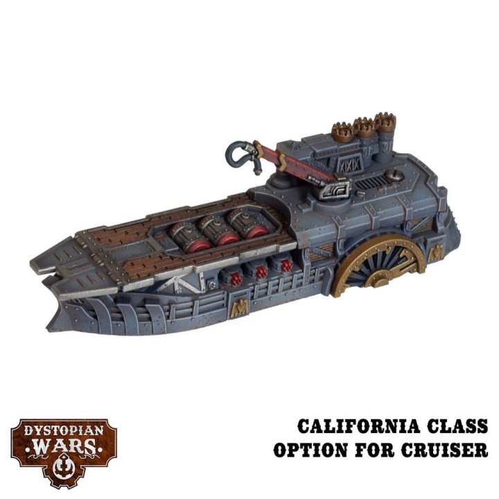 Figurines des Union Support Squadrons pour Dystopian Wars (Warcradle Studios)