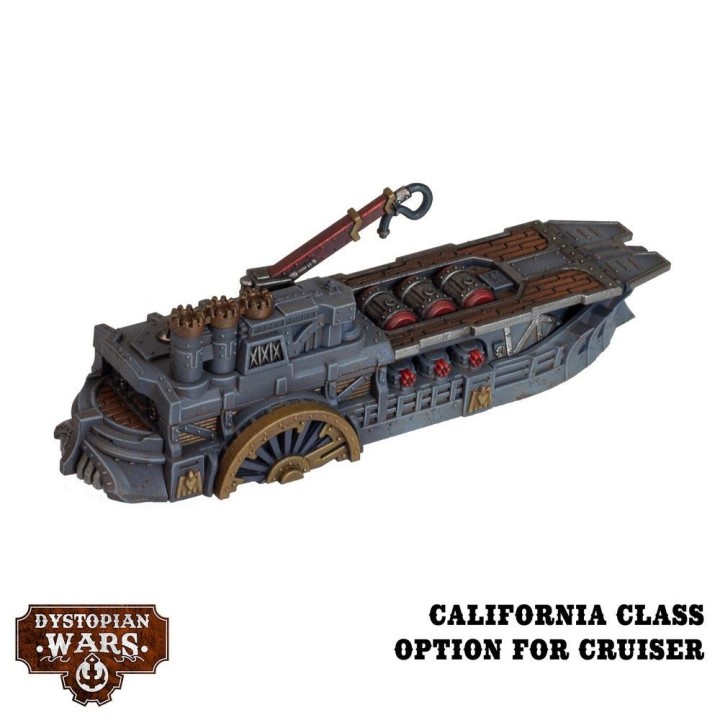 Figurines des Union Support Squadrons pour Dystopian Wars (Warcradle Studios)