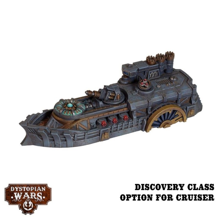 Figurines des Union Support Squadrons pour Dystopian Wars (Warcradle Studios)