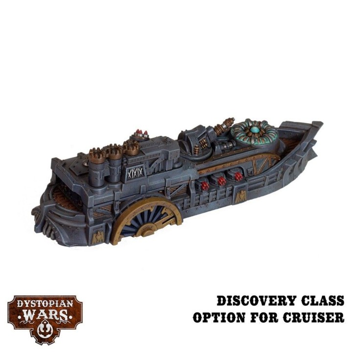 Figurines des Union Support Squadrons pour Dystopian Wars (Warcradle Studios)