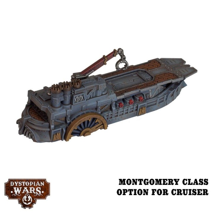 Figurines des Union Support Squadrons pour Dystopian Wars (Warcradle Studios)