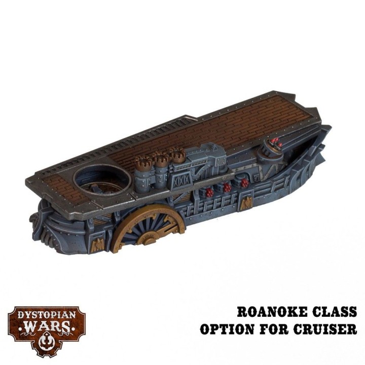 Figurines des Union Support Squadrons pour Dystopian Wars (Warcradle Studios)