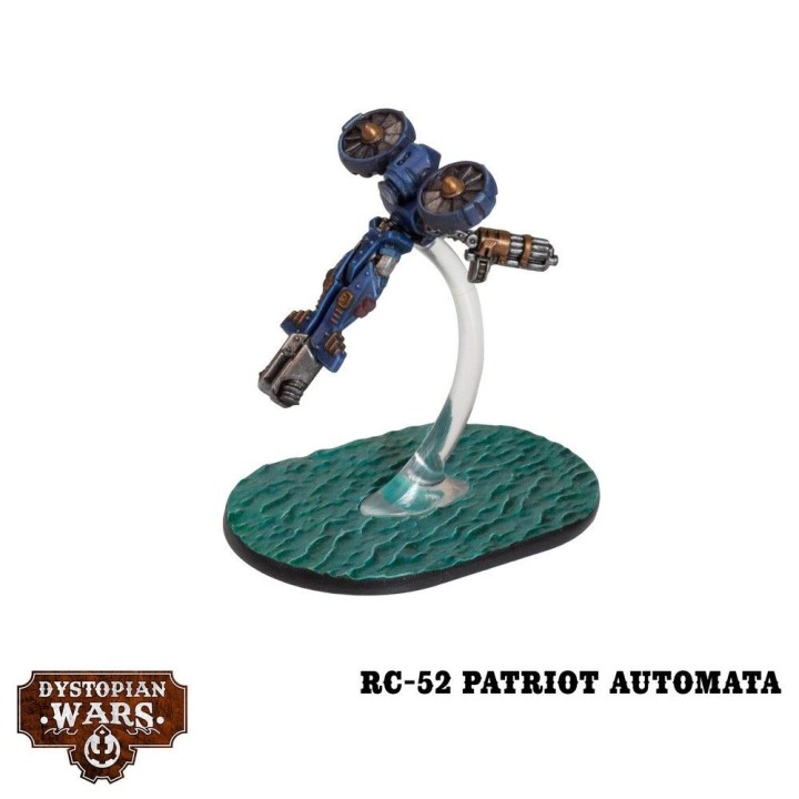 Figurines des Union Support Squadrons pour Dystopian Wars (Warcradle Studios)