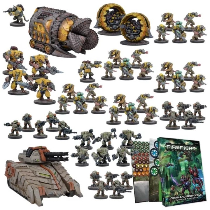 Figurines Firefight (Mantic) du Set 2 Joueurs Assault on Exham (EN)