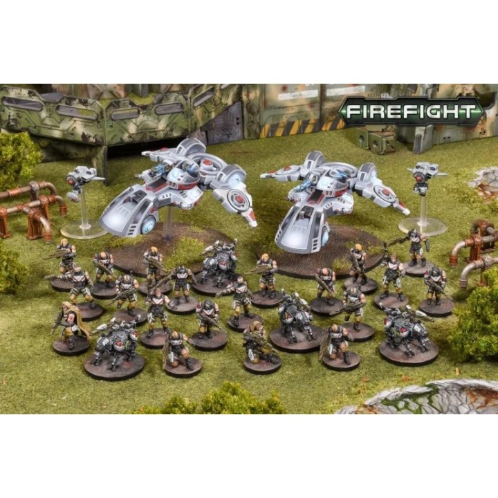 Figurines de la Enforcer Pathfinder Recon Force pour Firefight de Mantic Games