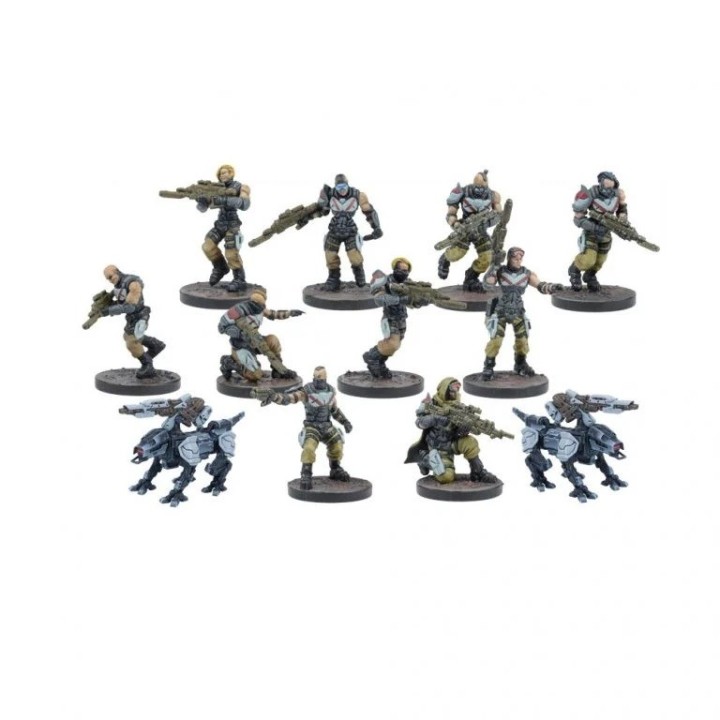 Figurines de la Enforcer Pathfinder Recon Force pour Firefight de Mantic Games