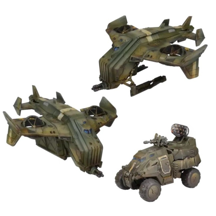 Figurines du Battlegroup pour Firefight de Mantic Games