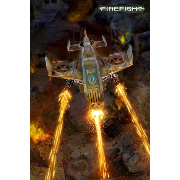 Figurine du Hornet Gunship pour Firefight de Mantic Games