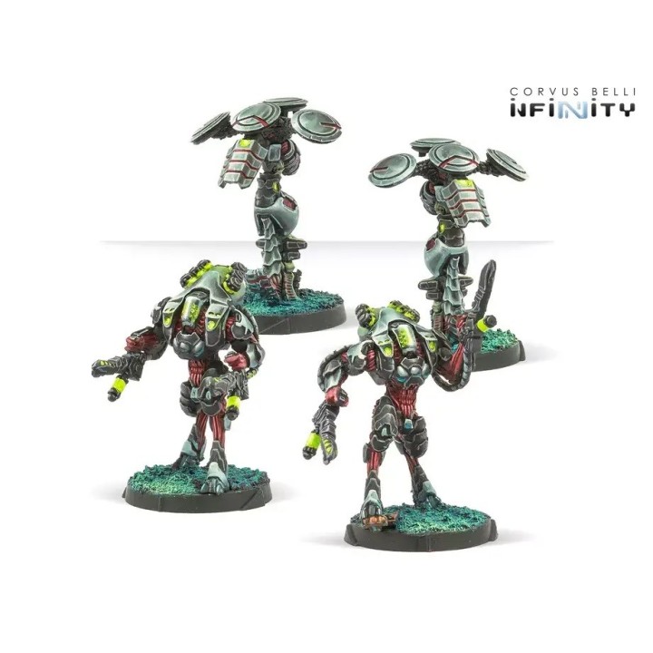 Figurines du Combined Army Expansion Pack Alpha pour Infinity