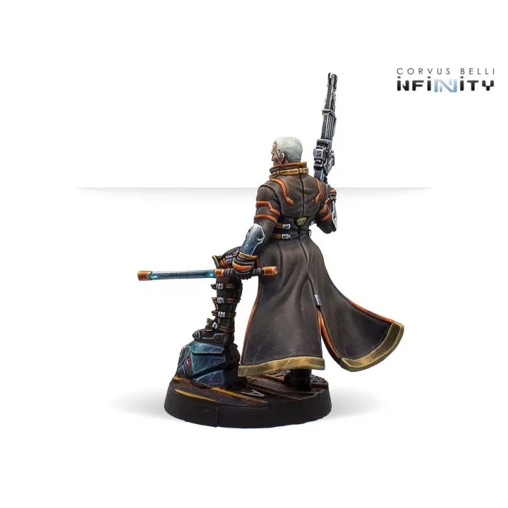 Figurine de Lucien Sforza pour les mercenaires d'Infinity
