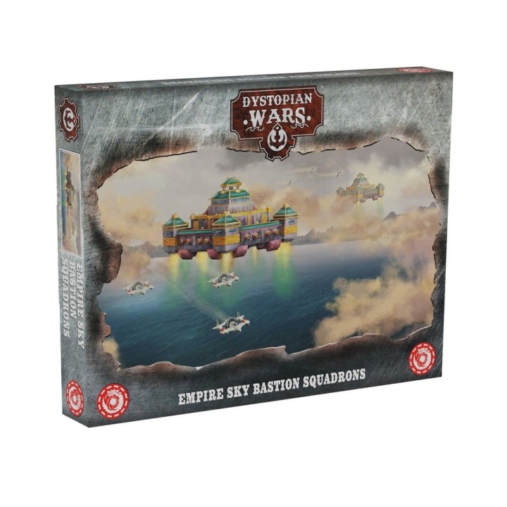 Figurines des Sky Bastions de l'Empire pour Dystopian Wars (Warcradle)