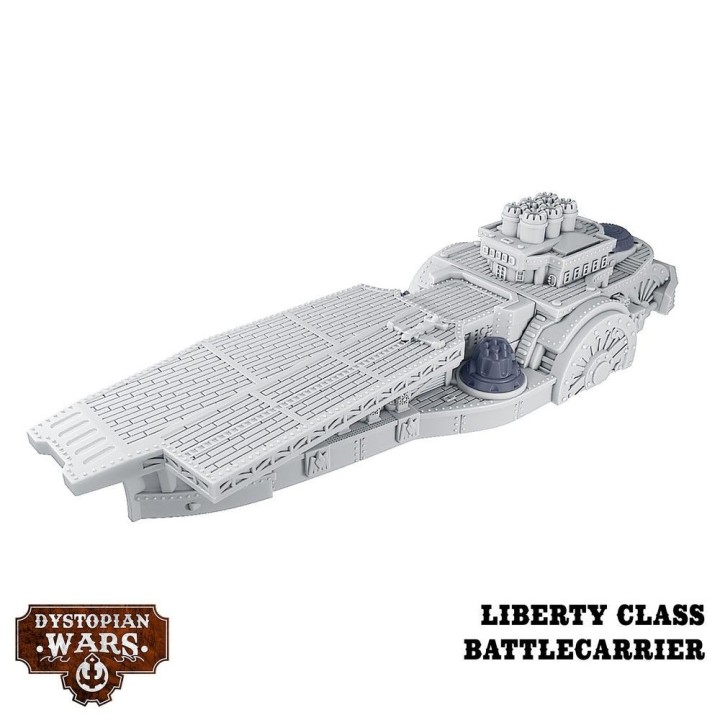 Figurines de l'Independence Battlefleet pour Dystopian Wars