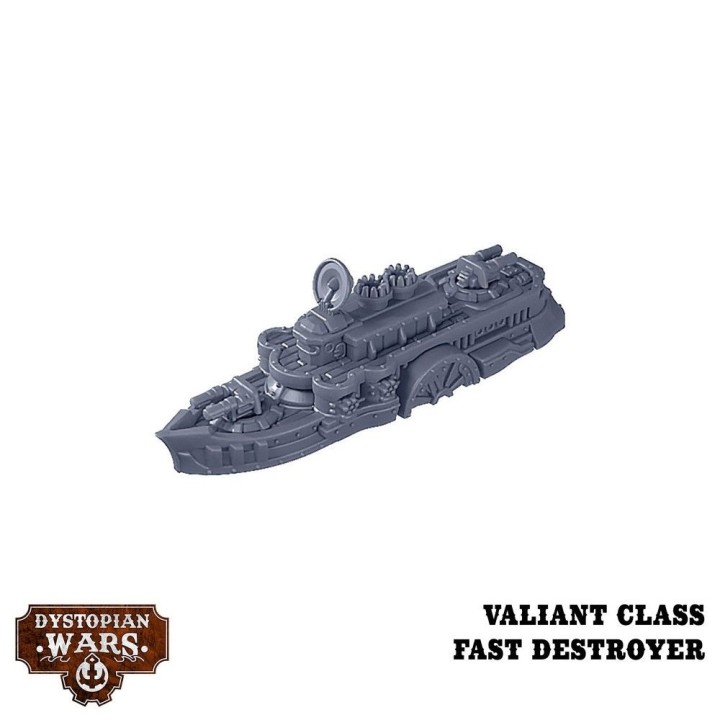 Figurines de l'Independence Battlefleet pour Dystopian Wars