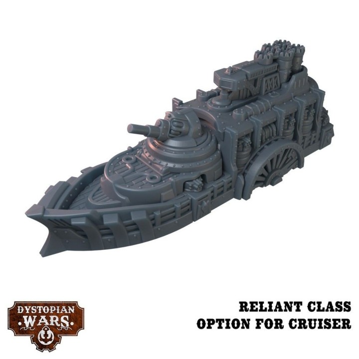 Figurines de l'Independence Battlefleet pour Dystopian Wars