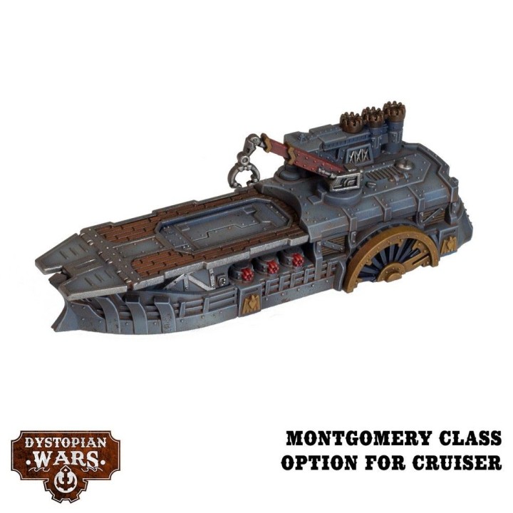 Figurines de l'Independence Battlefleet pour Dystopian Wars
