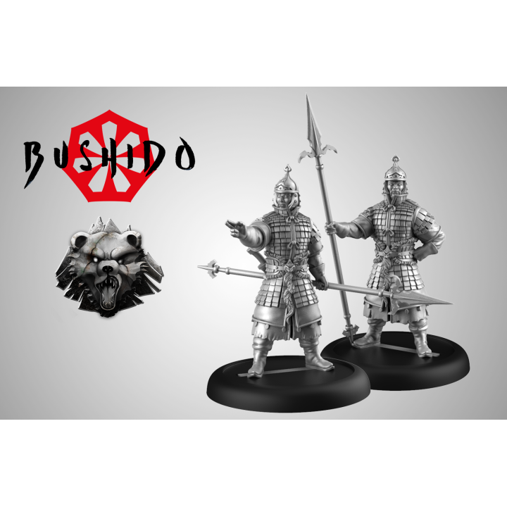 Figurines d'Ashigarus des Sommet pour les Minimotos de Bushido (GCT Studios)