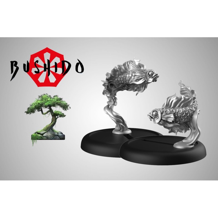 Figurines de Kaiyo et Mangetsu pour Ro-Kan à Bushido (GCT Studio)