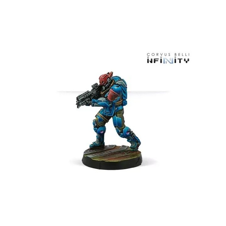 Figurines Reinforcements Pack Alpha pour la Panocéanie (Infinity)