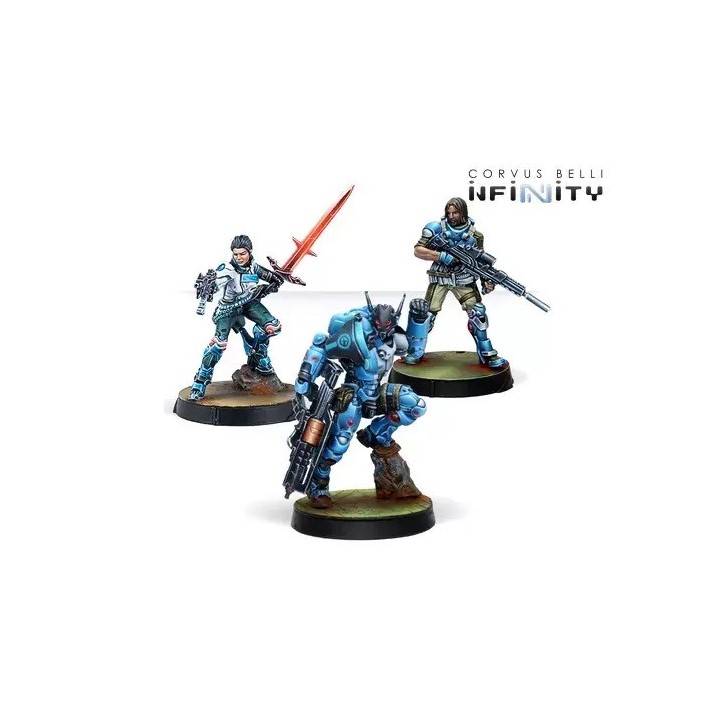 Figurines Reinforcements Pack Beta pour la Panocéanie (Infinity)
