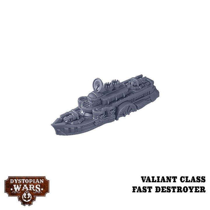 Figurines des Union Vanguard Squadrons pour Dystopian Wars (Warcradle Studios)