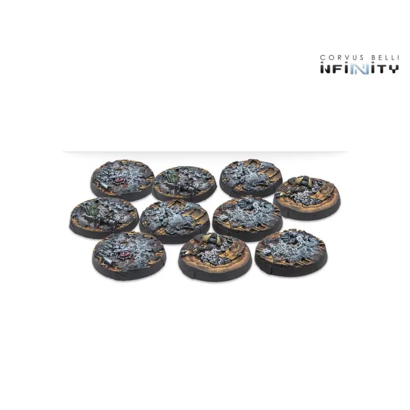 Infinity - 25mm scenery Bases, Delta Series (x10)