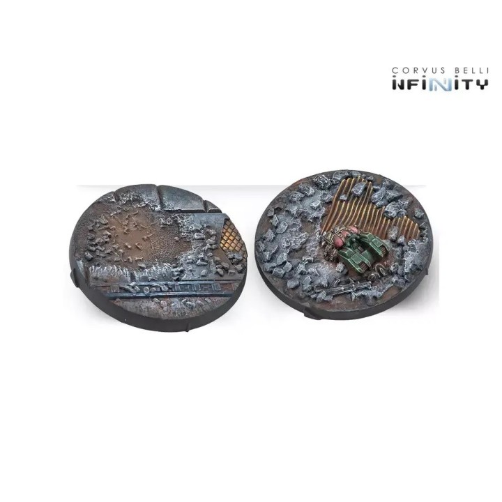 Set de 2 Socles 55mm scenery Bases, Delta Series pour Infinity