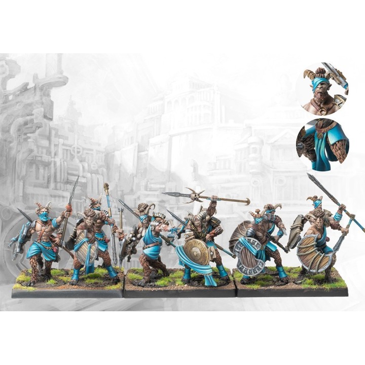 Figurines de Satyroi des City States pour Conquest (Para Bellum)