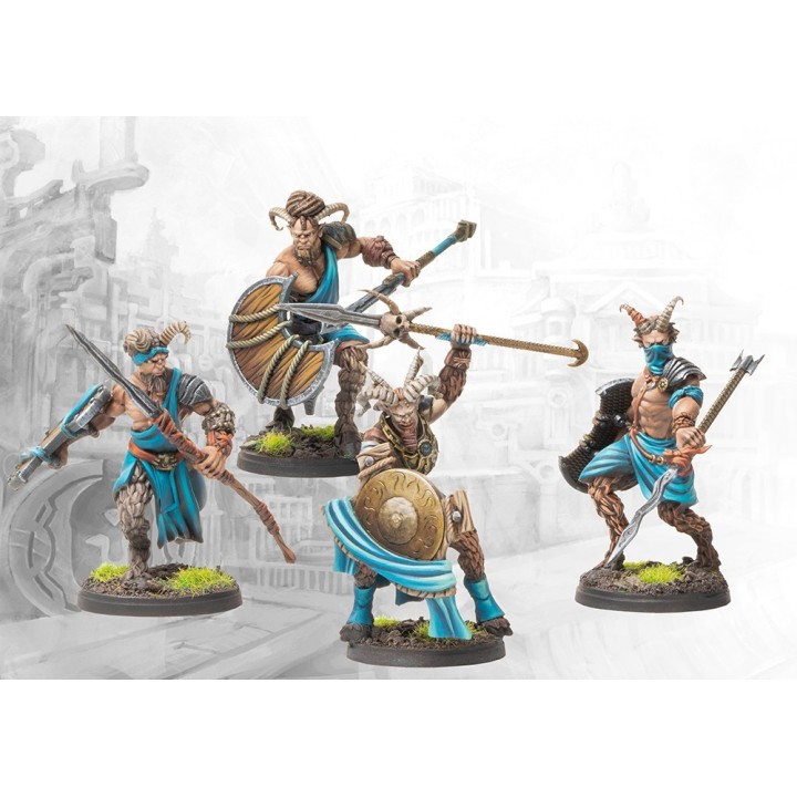 Figurines de Satyroi des City States pour Conquest (Para Bellum)