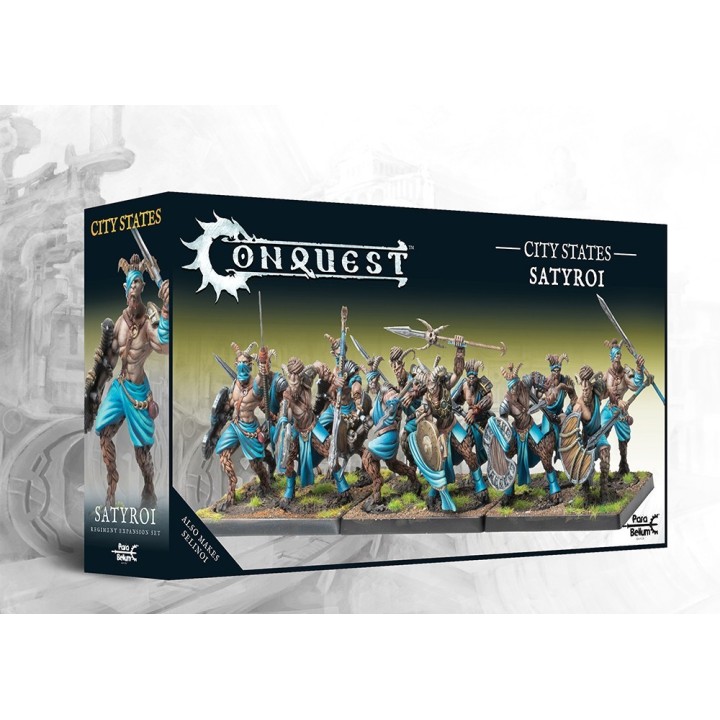 Figurines de Satyroi des City States pour Conquest (Para Bellum)