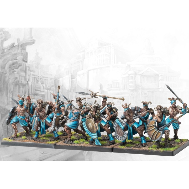 Figurines de Satyroi des City States pour Conquest (Para Bellum)