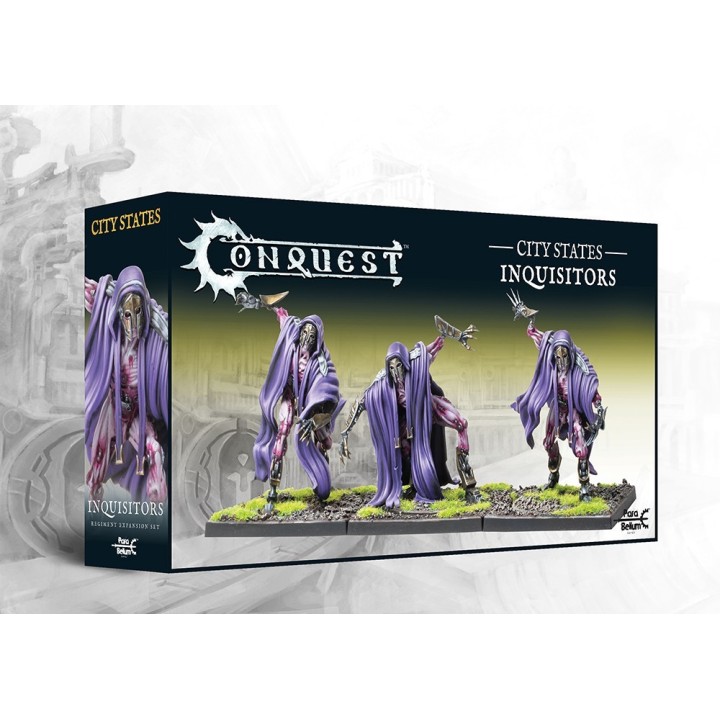 Figurines d'Inquisitors des City States pour Conquest (Para Bellum)