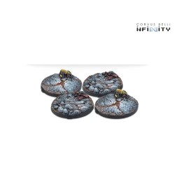 Infinity - 40mm scenery Bases, Delta Series (x4)