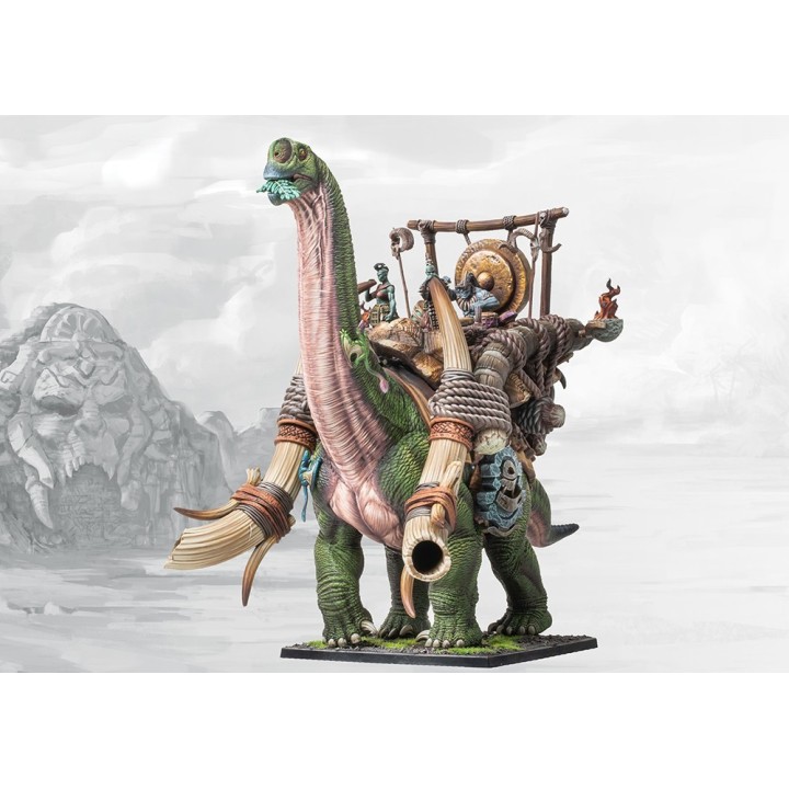 Figurine de Drum Beast pour les W'adrhun de Conquest (Para Bellum Wargames)