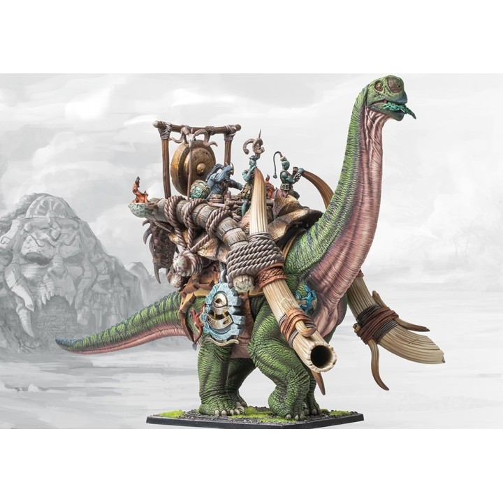 Figurine de Drum Beast pour les W'adrhun de Conquest (Para Bellum Wargames)