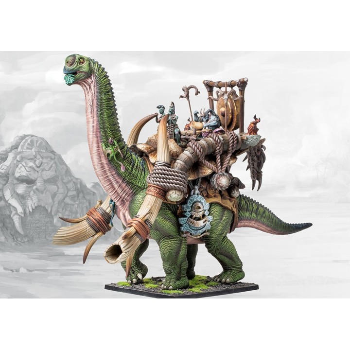 Figurine de Drum Beast pour les W'adrhun de Conquest (Para Bellum Wargames)