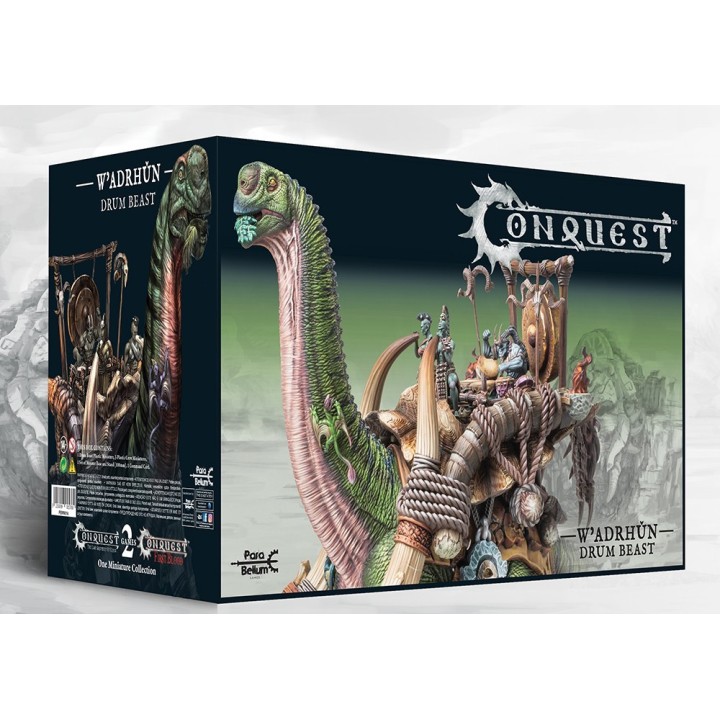 Figurine de Drum Beast pour les W'adrhun de Conquest (Para Bellum Wargames)