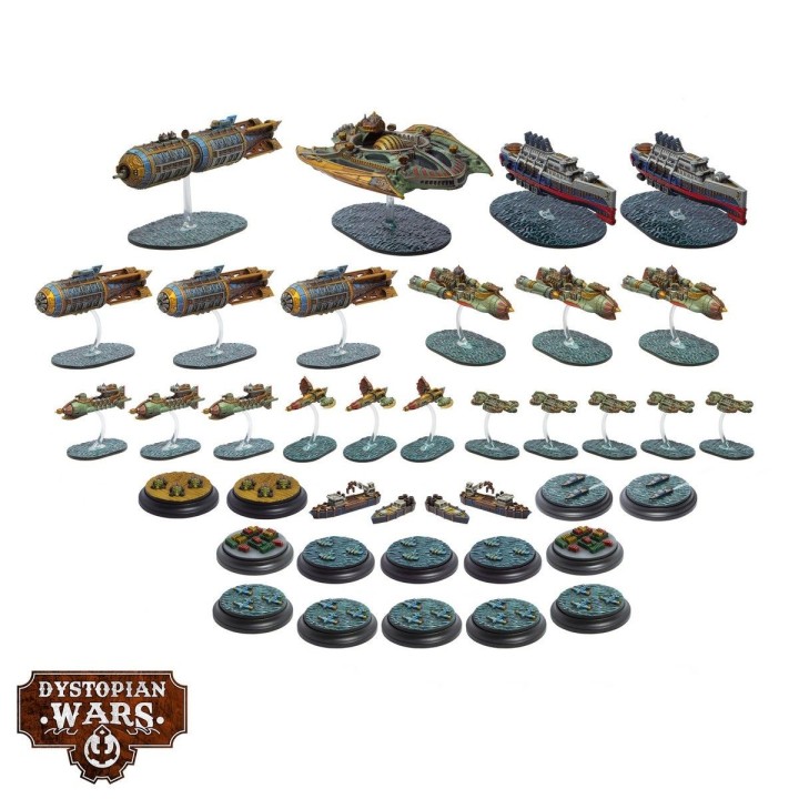 Figurines du Fortune and Glory 2 Players Starter Set pour Dystopian Wars
