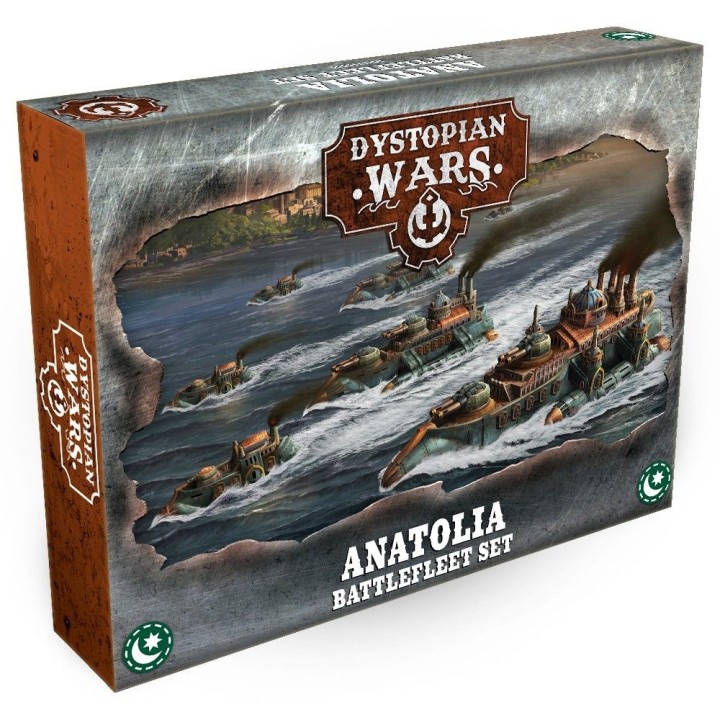 Figurines de l'Anatolia Battlefleet Set pour le Sultanate de Dystopian Wars