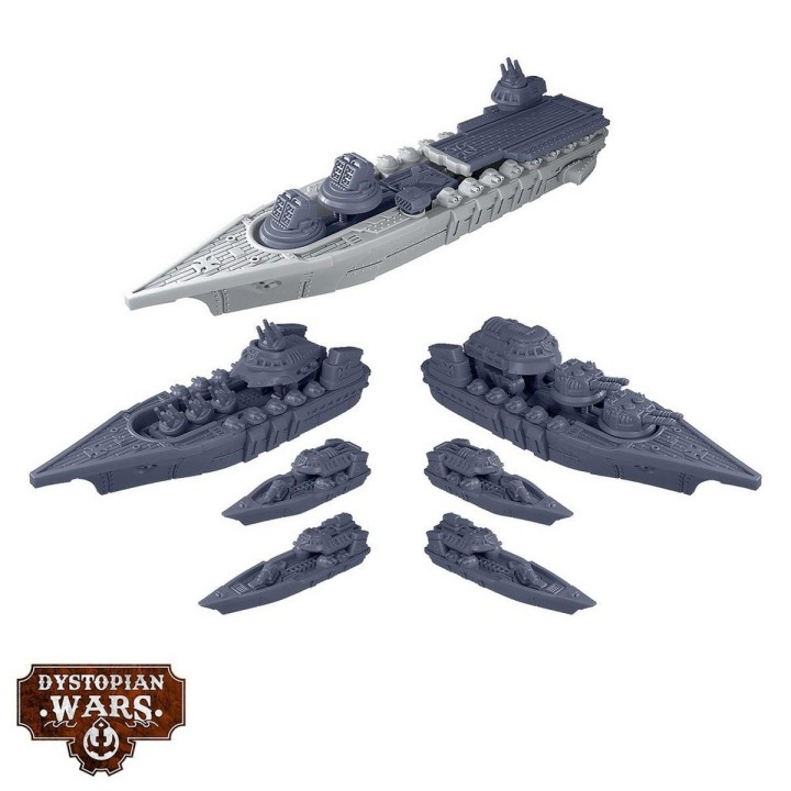 Figurines du Falkenstein Battlefleet Set (Imperium) de Dystopian Wars
